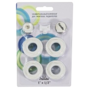 Купить Panda, 1/2" (без кроншт) (RAL 9010) в интернет-магазине Дождь