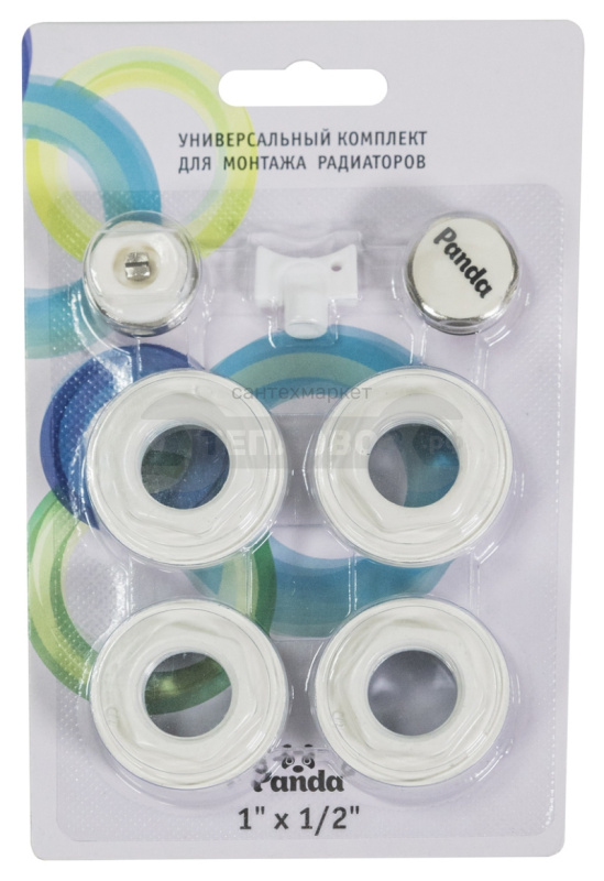 Купить Panda, 1/2" (без кроншт) (RAL 9010) в интернет-магазине Тепловоз