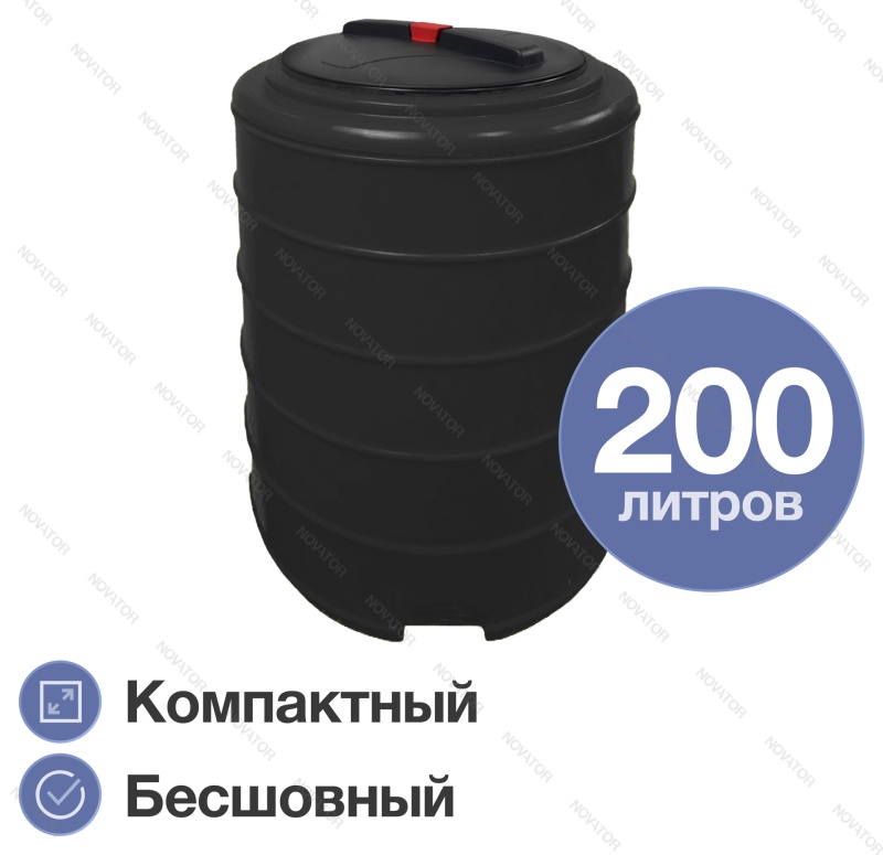 Terra RVP200, круглый, черный