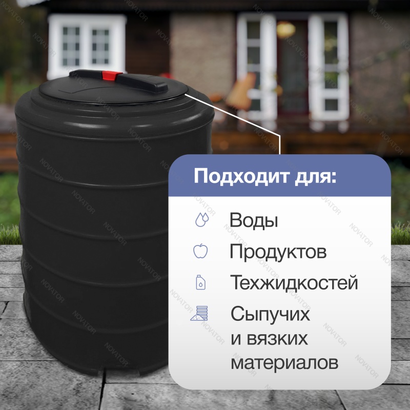 Terra RVP200, круглый, черный