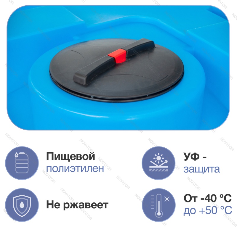 Terra RV7000, круглый, синий