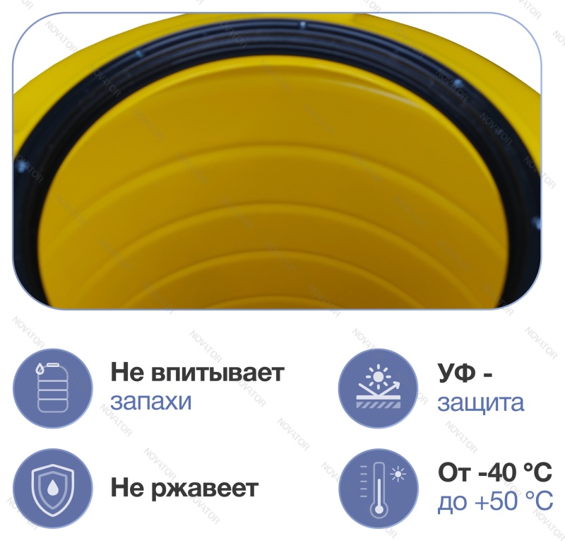 Terra RV500, круглый, желтый