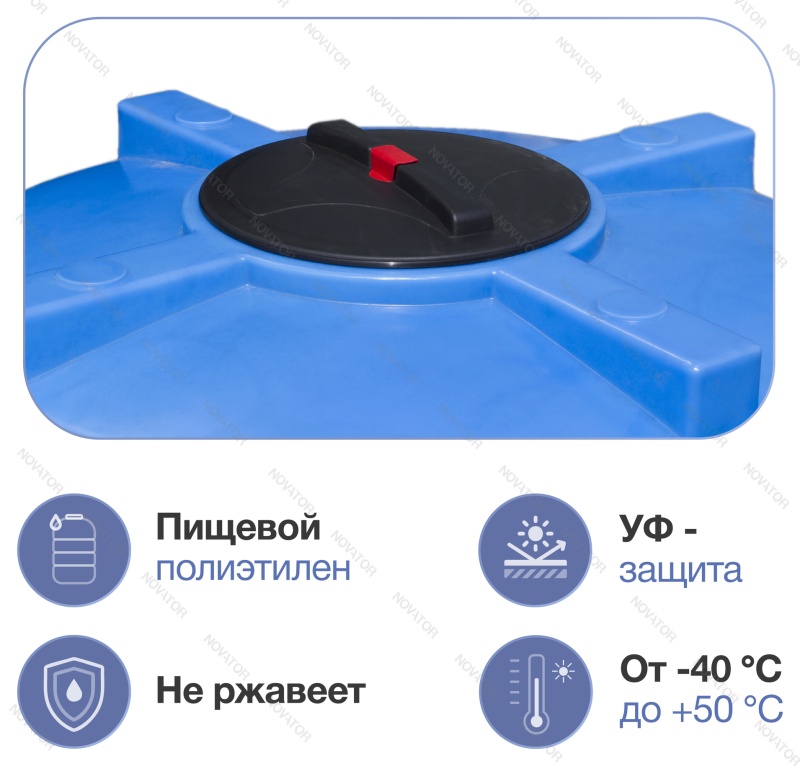 Terra RV1000, круглый, синий