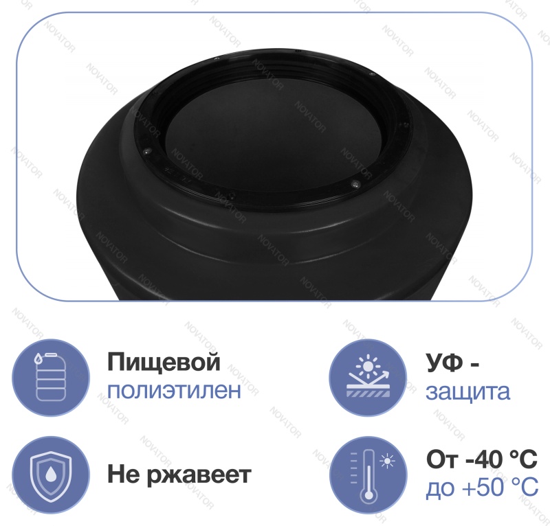 Terra RV200, круглый, черный