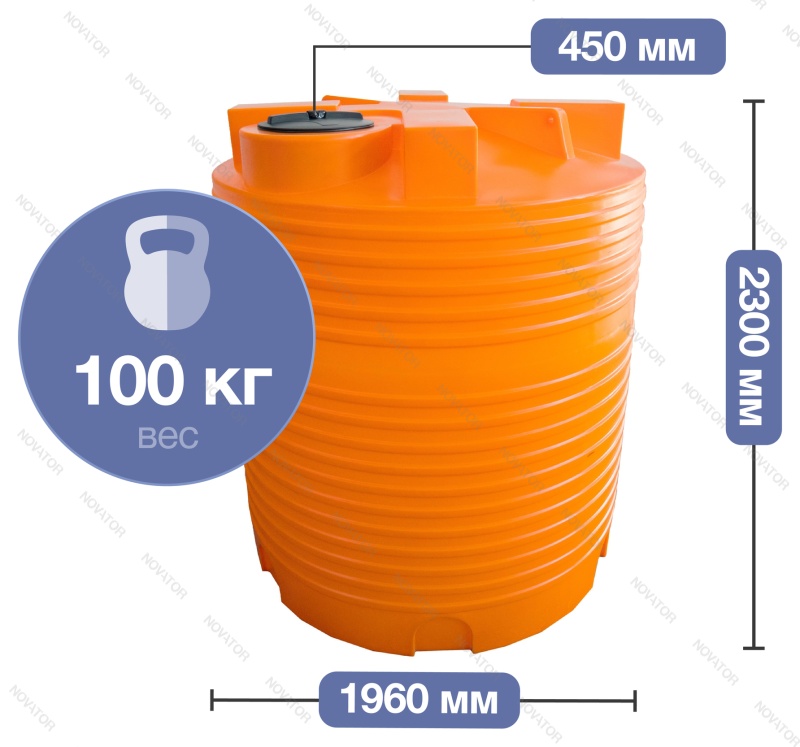 Terra RV7000, круглый, рыжий