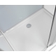Galletta 120х90 см, 6002007, прозрачное стекло, профиль хром, поддон низкий