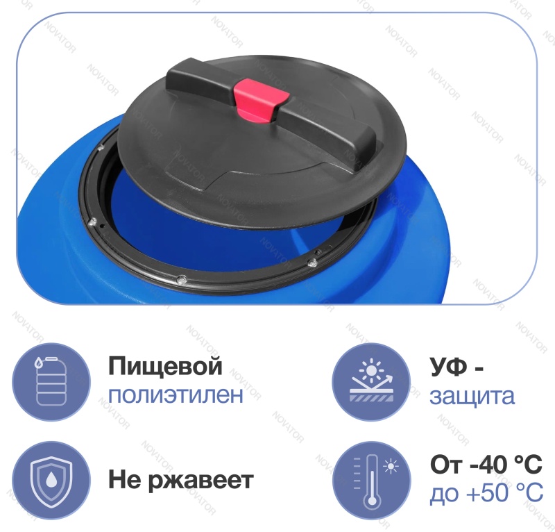 Terra RV200, круглый, синий