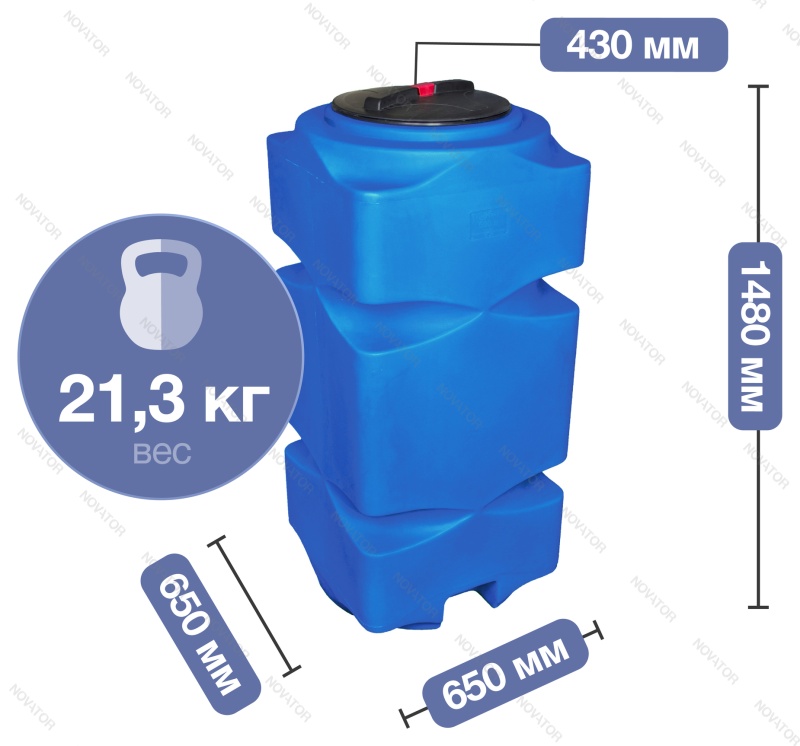 Terra СV500, квадратный, синий