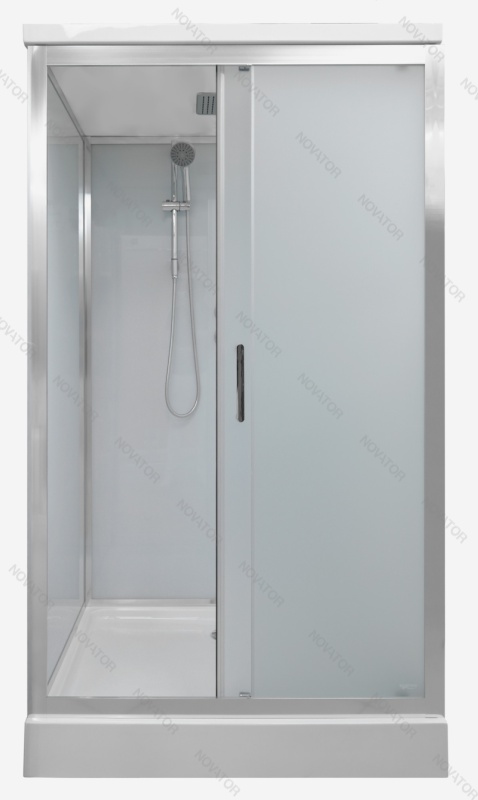 Galletta 120х90 см, 6002007, прозрачное стекло, профиль хром, поддон низкий