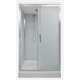 Galletta 120х90 см, 6002007, прозрачное стекло, профиль хром, поддон низкий