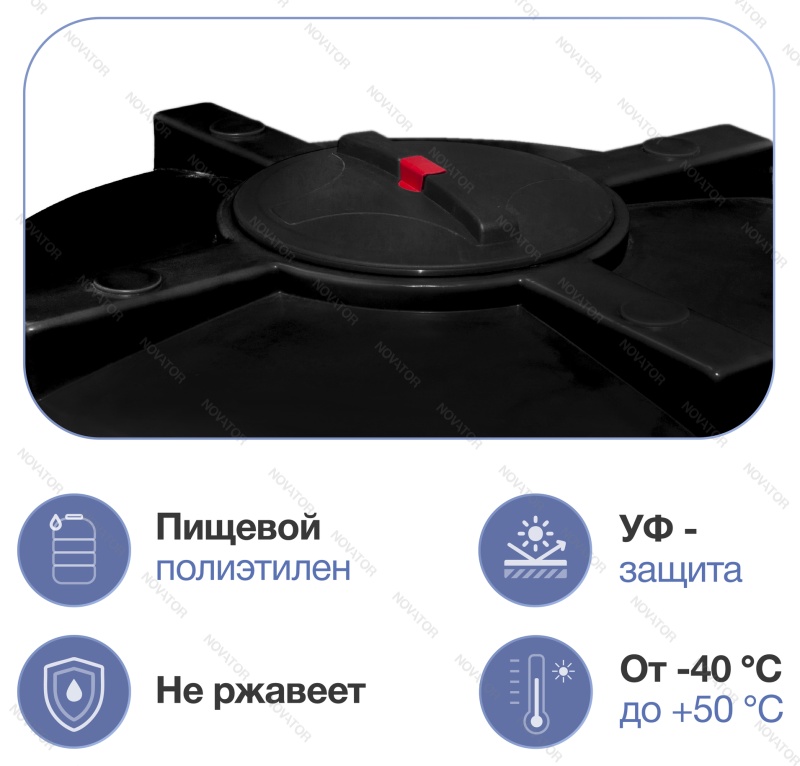 Terra RV1000 круглый, черный