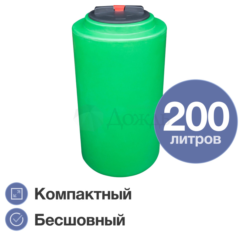 Купить Terra RV200, круглый, зеленый в интернет-магазине Дождь