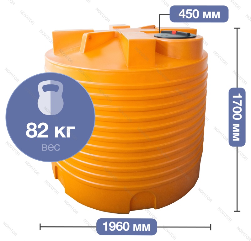 Terra RV5000, круглый, рыжий