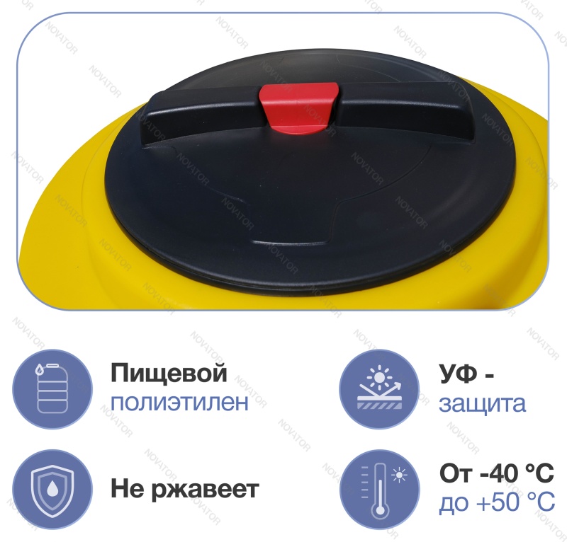 Terra RV200, круглый, желтый