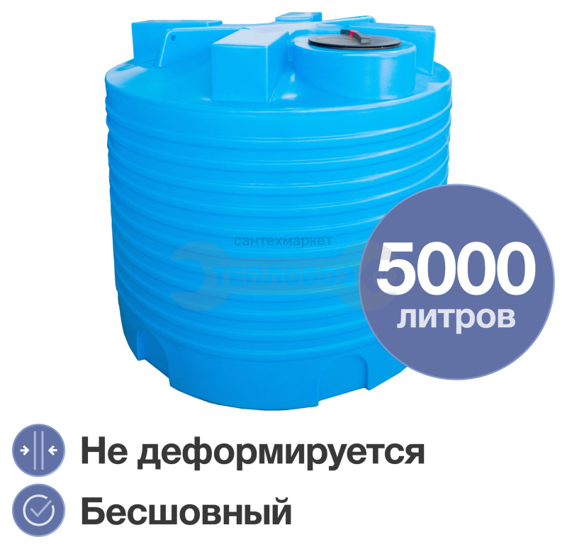 Купить Terra RV5000, круглый, синий в интернет-магазине Тепловоз