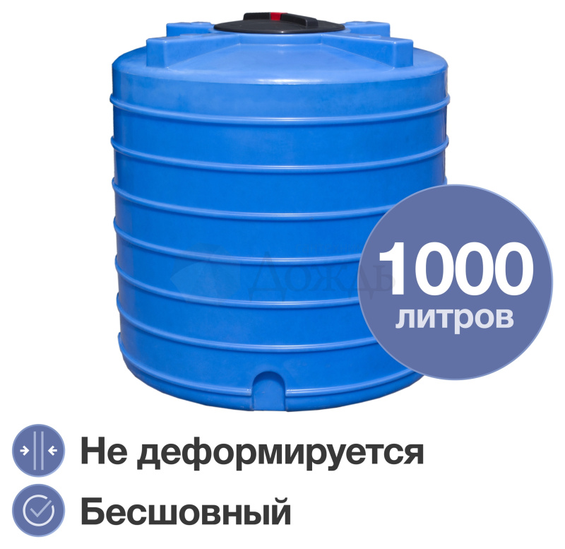 Купить Terra RV1000, круглый, синий в интернет-магазине Дождь