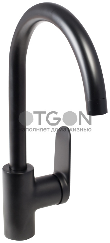 Смеситель для кухни Otgon Grace Black M54570-235C(B)-KP, черный матовый