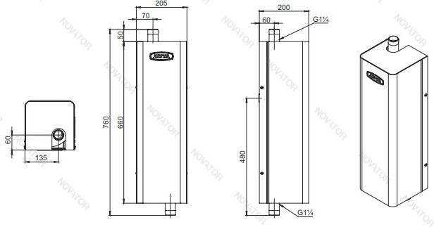 Zota Econom V2 SSR 6 кВт