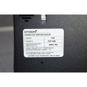 Конвектор электрический Otgon TOP 1000 Вт, черный, ножки в комплекте