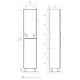 Volna Геометри pnGEOMETRY40-07, 40 см, графит