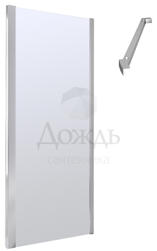 Купить Kermi 80 см, Cada XS CKTWD08020VPK, прозрачное стекло, профиль хром в интернет-магазине Дождь