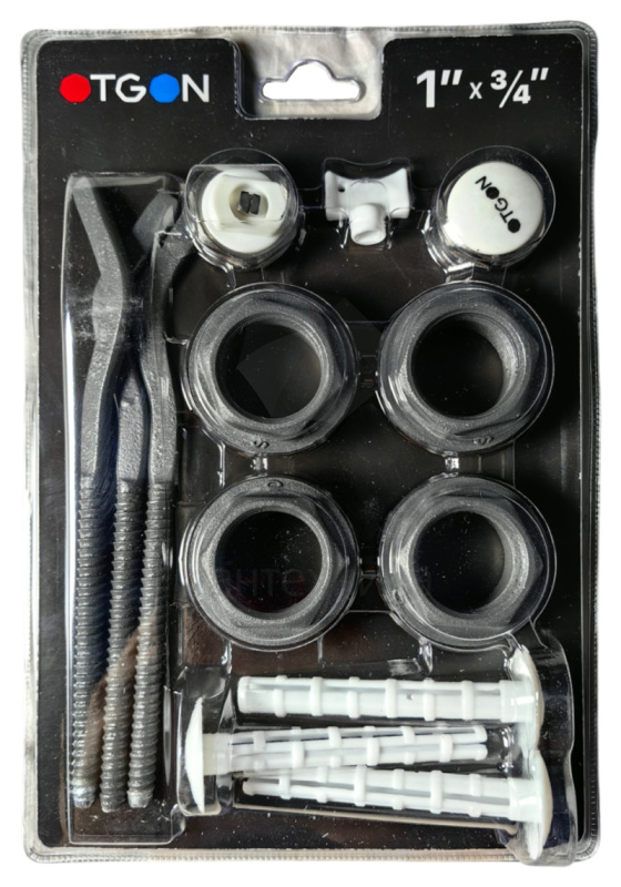 Купить Otgon, 3/4" с кронштейнами, серый в интернет-магазине Дождь
