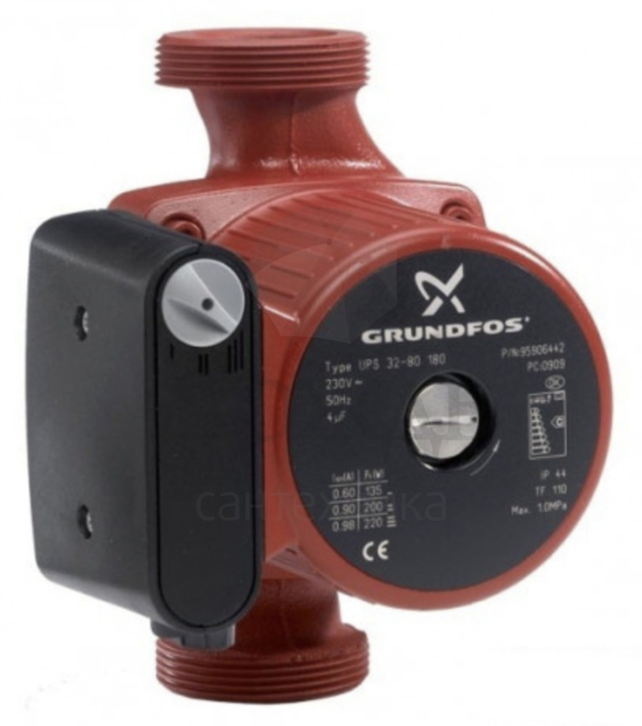 Купить Grundfos 95906442 UPS 32-80, 180 мм в интернет-магазине Дождь