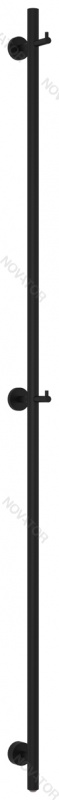Сунержа Аскет 31-0850-1650, 165х2,5 см, черный матовый