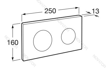 Roca Duplo ONE PL-10 89018920B, бежевый матовый