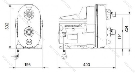 Grundfos 93013252 SCALA2 3-45