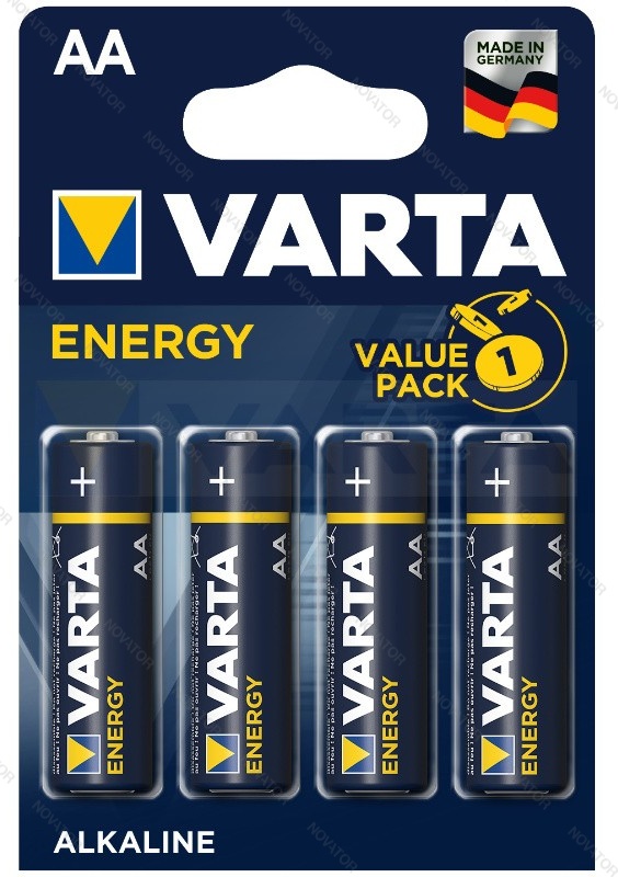 Varta Energy, LR 6 AA BL4 1.5В, 4шт