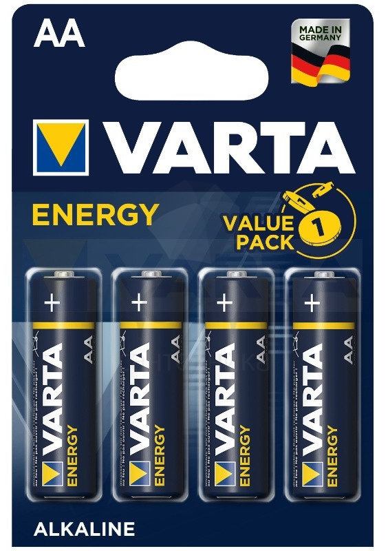 Купить Varta Energy, LR 6 AA BL4 1.5В, 4шт в интернет-магазине Дождь