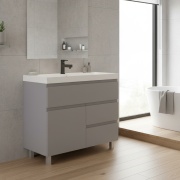 Купить Домино Graffo 100, Paola Elegante 100, 100,3 см, светло-серый матовый в интернет-магазине Дождь