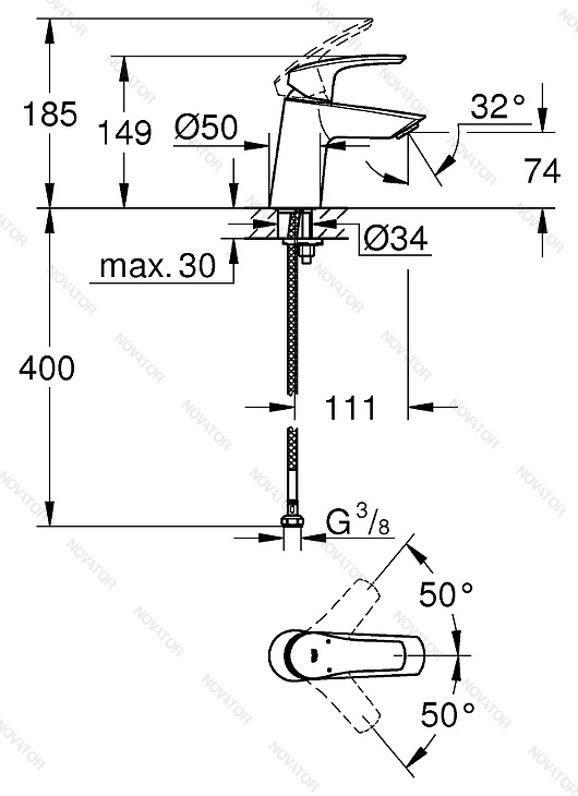 Grohe Eurosmart 23967003