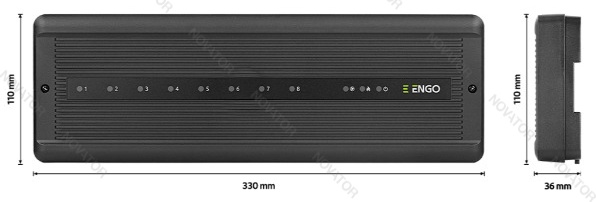 Engo ECB8HC-230, на 8 зон отопления