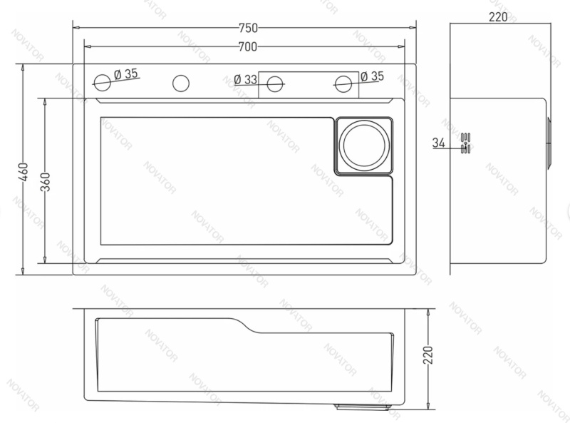 Mixline PRO 552104 графит