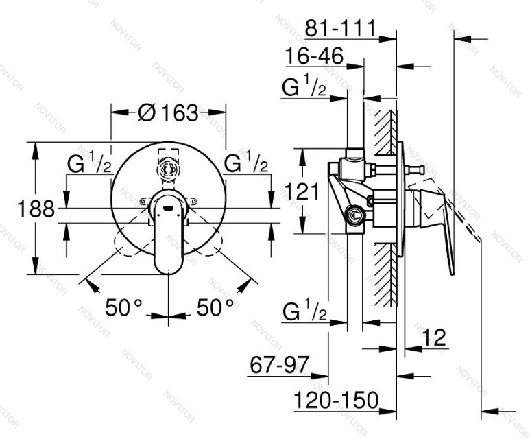 Grohe Eurosmart Cosmopolitan 32879000