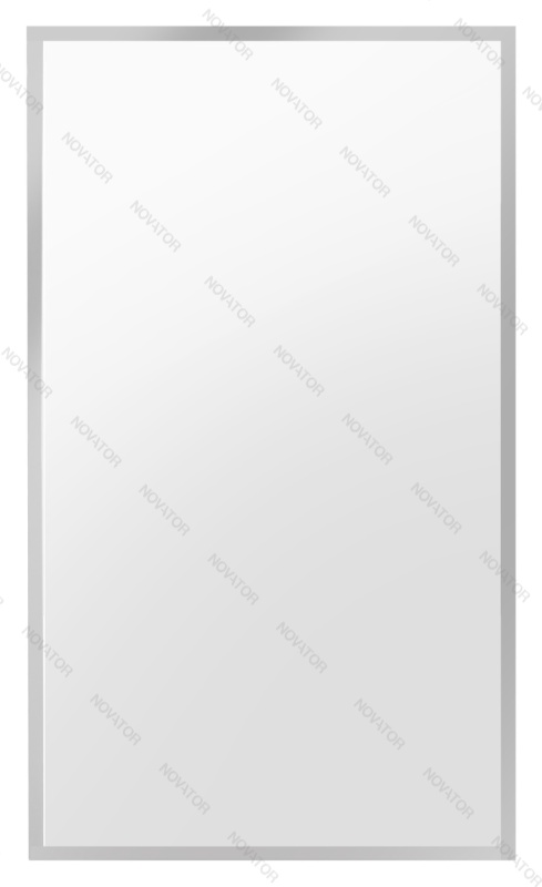 Galletta 120 см CP-001-1200, прозрачное стекло, профиль серебряный, без поддона