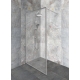 Galletta 120 см CP-001-1200, прозрачное стекло, профиль серебряный, без поддона