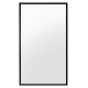 Galletta 120 см, CP-001-1200 BT, прозрачное стекло, профиль черный, без поддона