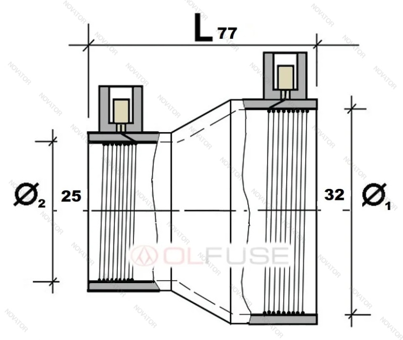 OLfuse PN16 SDR11 PE100 D32х25