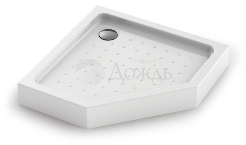 Купить Veconi TZ53-90-C5 90х90 см, пятиугольный, сифон в интернет-магазине Дождь