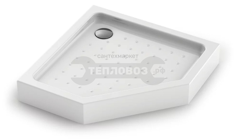 Купить Veconi TZ53-90-C5 90х90 см, пятиугольный, сифон в интернет-магазине Тепловоз