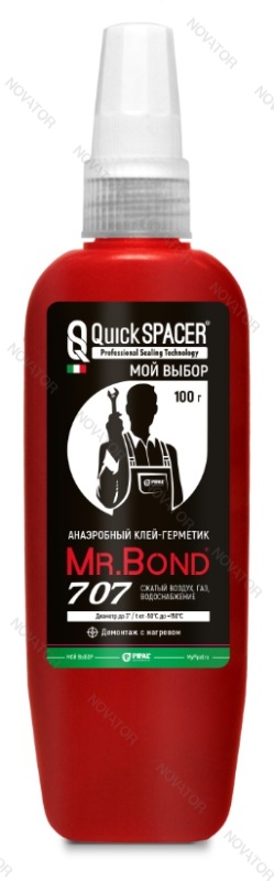 Quickspacer/Mr.Bond 707, 100 гр, красный