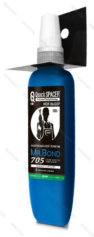 Quickspacer/Mr.Bond 705, 100 гр, синий