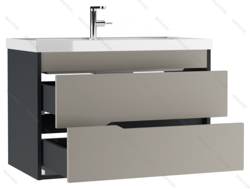 Домино Karat Нова DK3221T, 80 см ,серый тауп