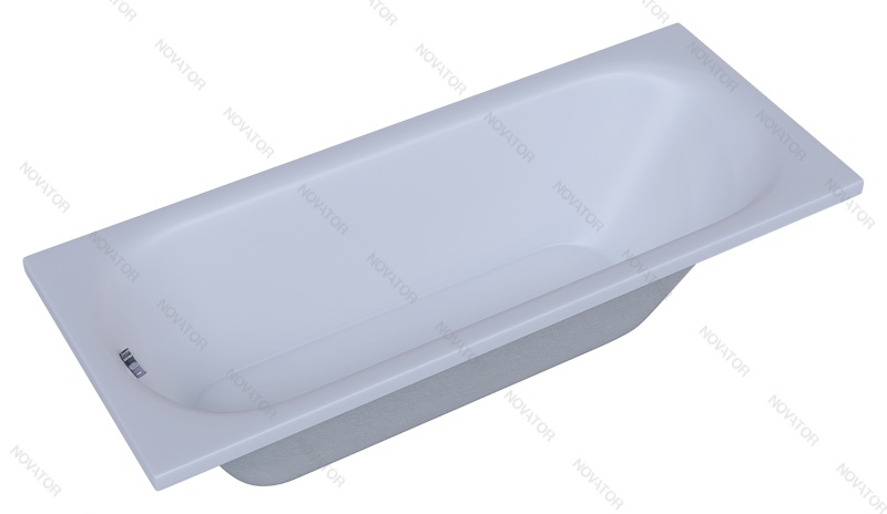 170х70 см Aquatek Лугано LUG170-0000001, каркас KAR-0000058, панель EKR-F0000087