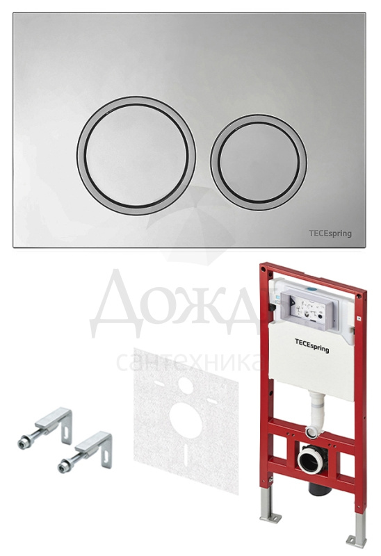 Купить TECEspring S401101, хром глянец в интернет-магазине Дождь