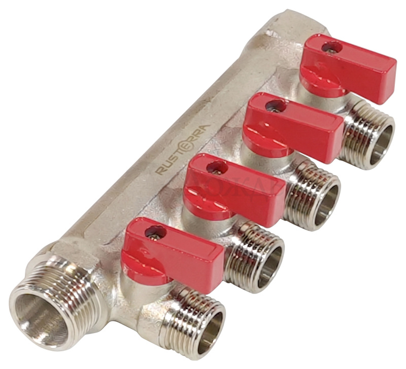Купить Rusterra Rcsvb-2504E вр 1"х4-выхода, нр 1/2” в интернет-магазине Дождь