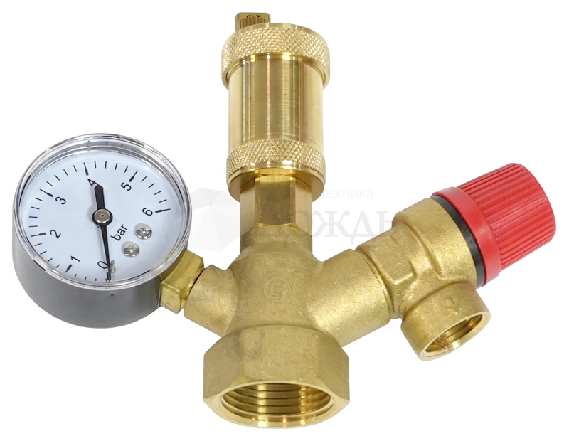 Купить Rusterra Mini Rsgb-2506, вр 1"(25), 3 бар, с манометром в интернет-магазине Дождь